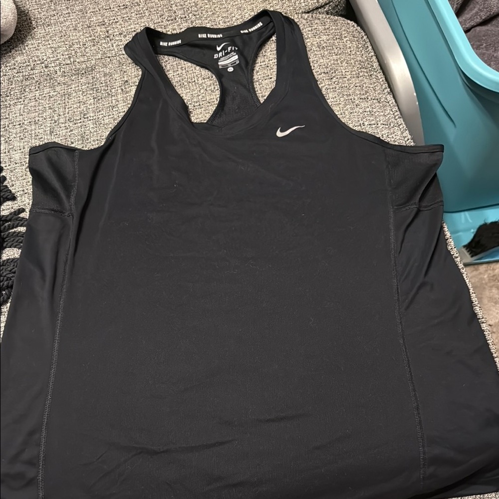 Nike Dri-FIT Black Racerback Tank